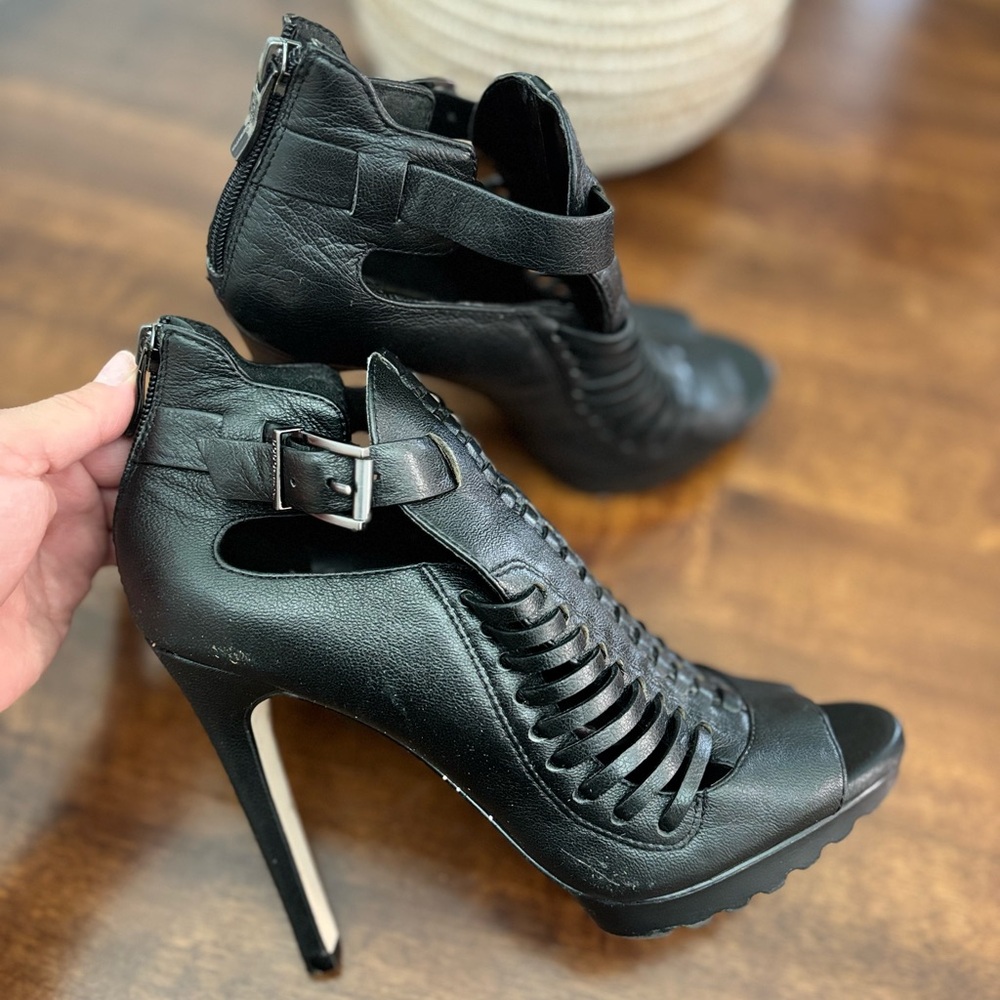 BCBGeneration Leather Heels - Picture 2 of 8